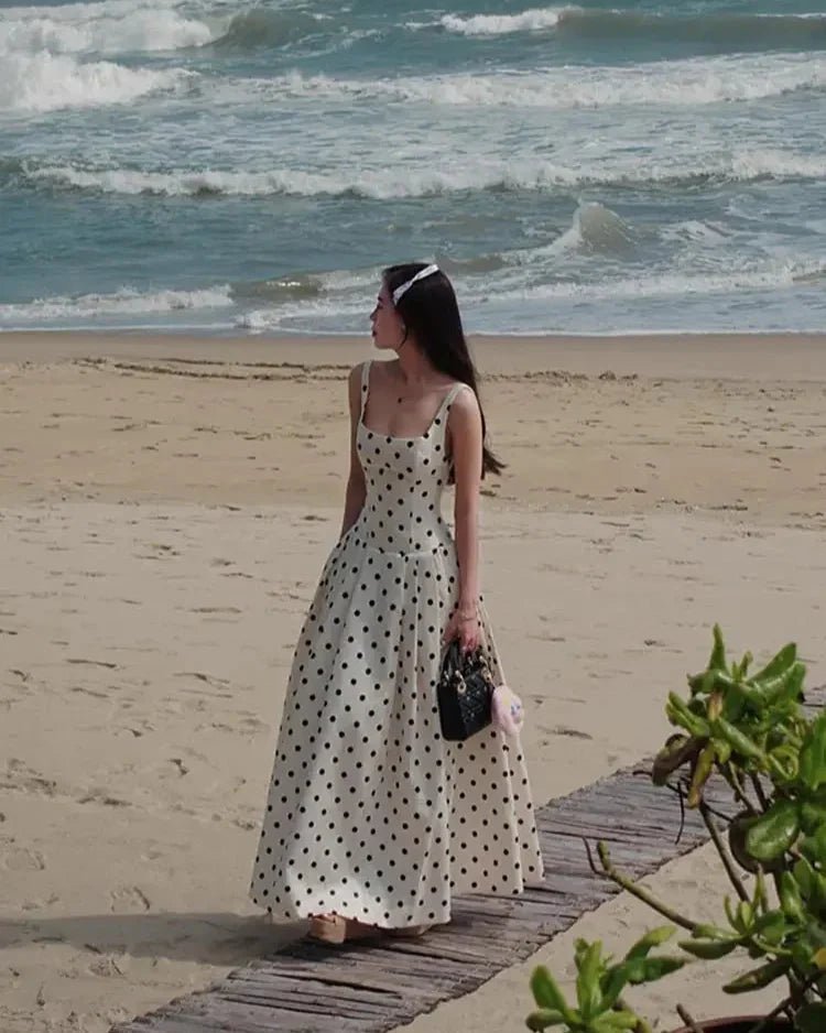 Martha Polka Dot Midikleid