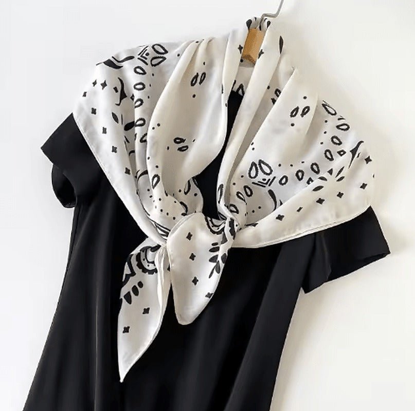 SOKYND Adaure Paisley Knitted Bandana Scarf AccessoriesSOKYND-744855-WHI-ONESIZ-13783WhiteOne Size