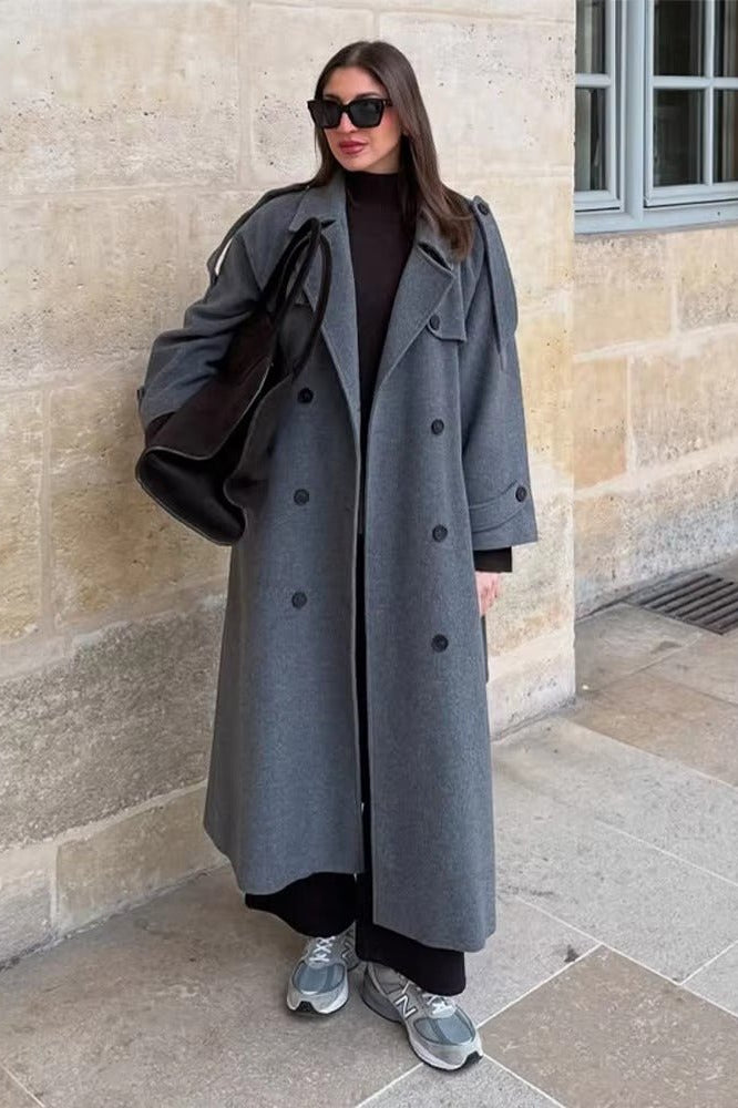 SOKYND Amelia Autumn Winter Coat Coats & JacketsGreyS