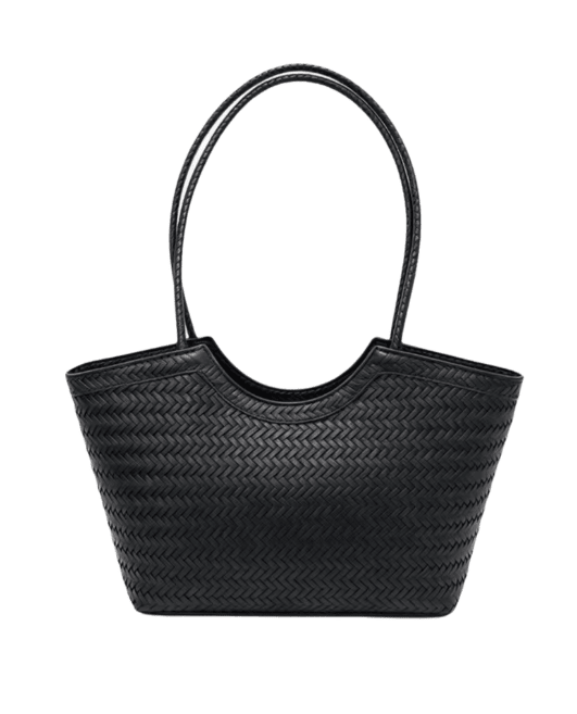 SOKYND Anna Woven Faux Leather Bag BagsuR1774219786661601561BlackRegular