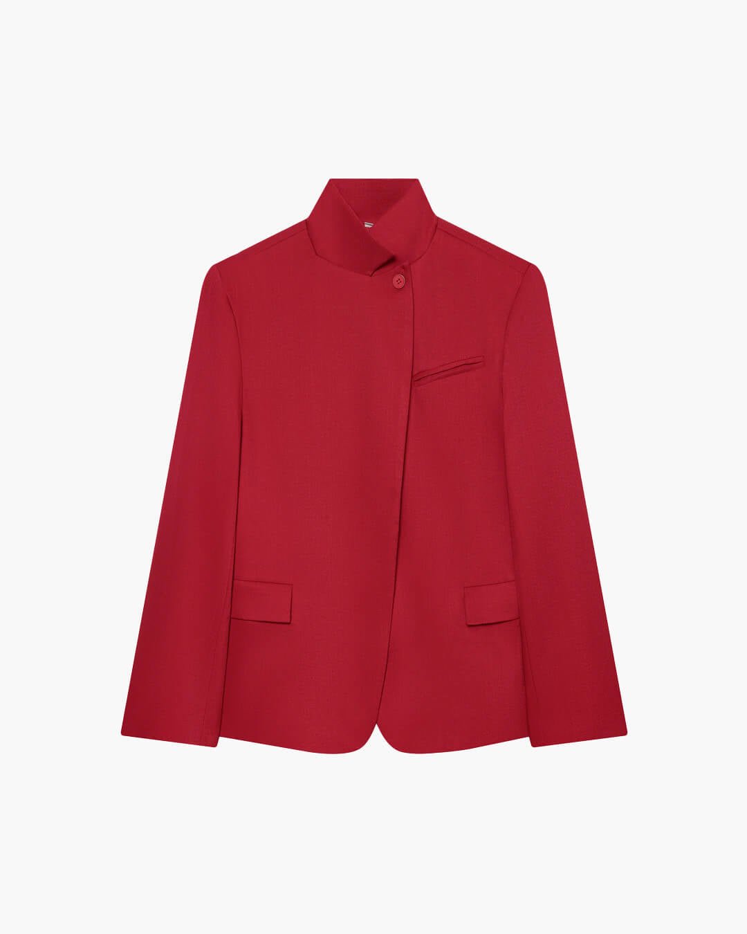 SOKYND Annie Vintage Asymmetric Blazer JacketSOKYND-119575-RED-XS-69591RedXS