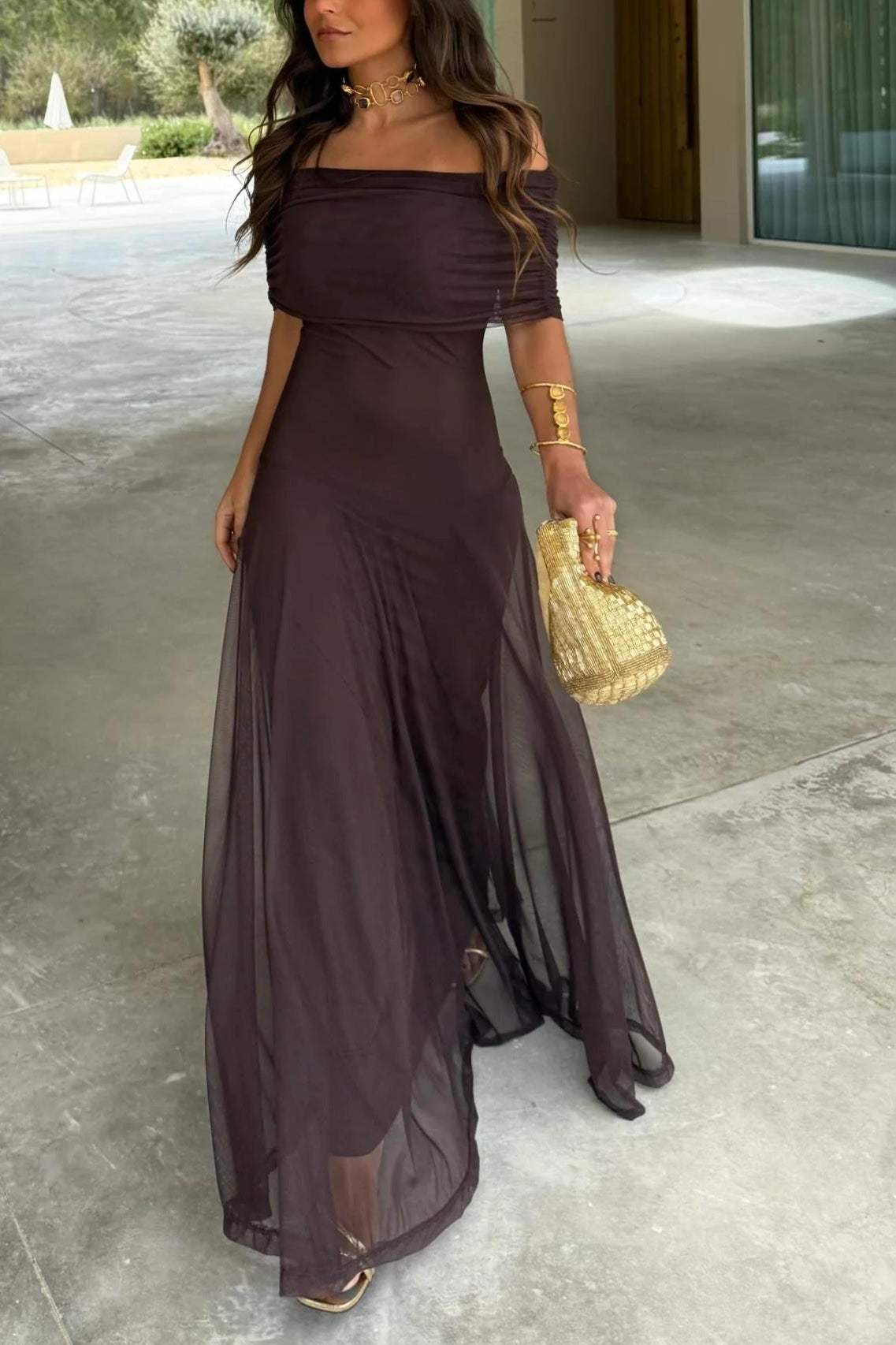 SOKYND Brianna Off Shoulder Maxi Dress DressXL