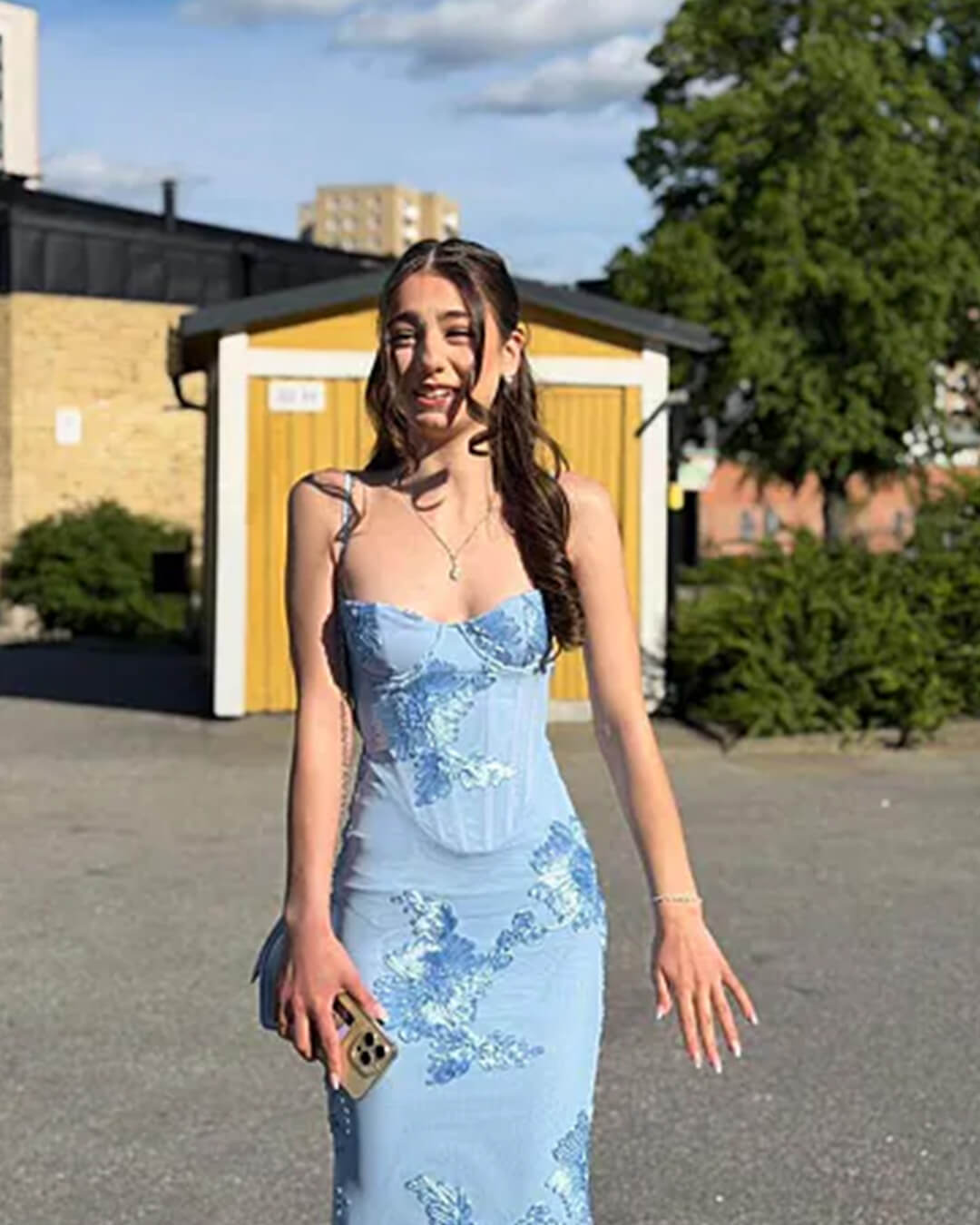 SOKYND Clara Tie-Back Evening Dress DressSOKYND-011287-YEL-XS-58839YellowXS