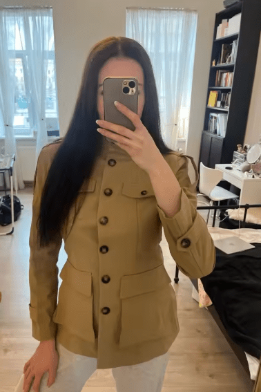 SOKYND Emilia Tailored Stand Collar Jacket JacketSOKYND-248407-BEI-S-30935BeigeS