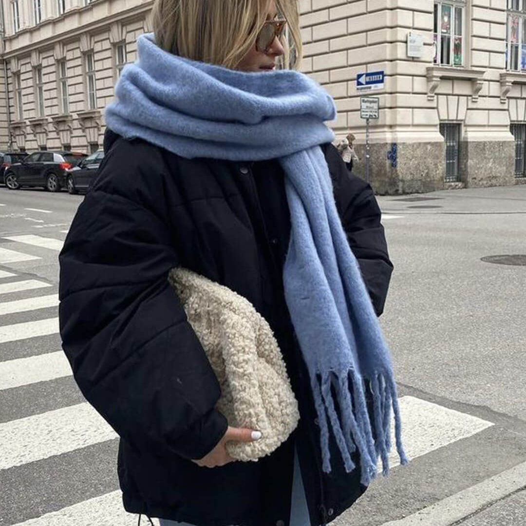 SOKYND Emilia Tasseled Winter Scarf AccessoriesSOKYND-388311-BAB-OS-35543Baby Blue