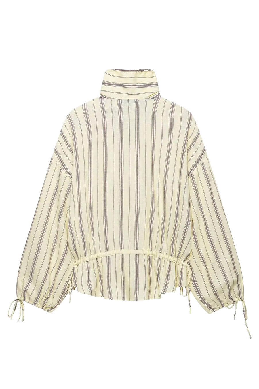 SOKYND Hanna Stand Collar Striped Jacket JacketSOKYND-004823-L-OS-05687L