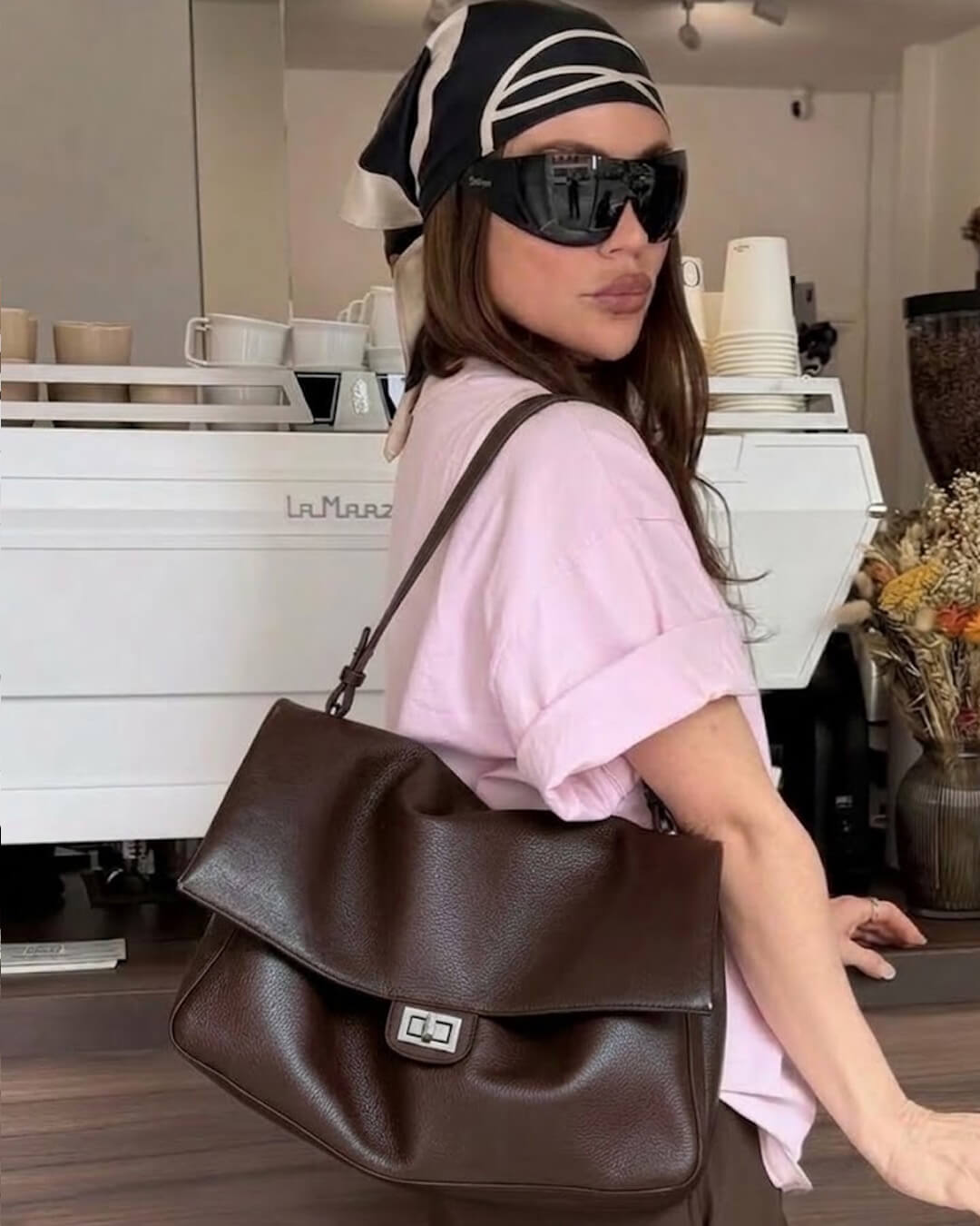 SOKYND Helena Commuting Tote Bag BagSOKYND-095575-BRO-OS-44439Dark Brown