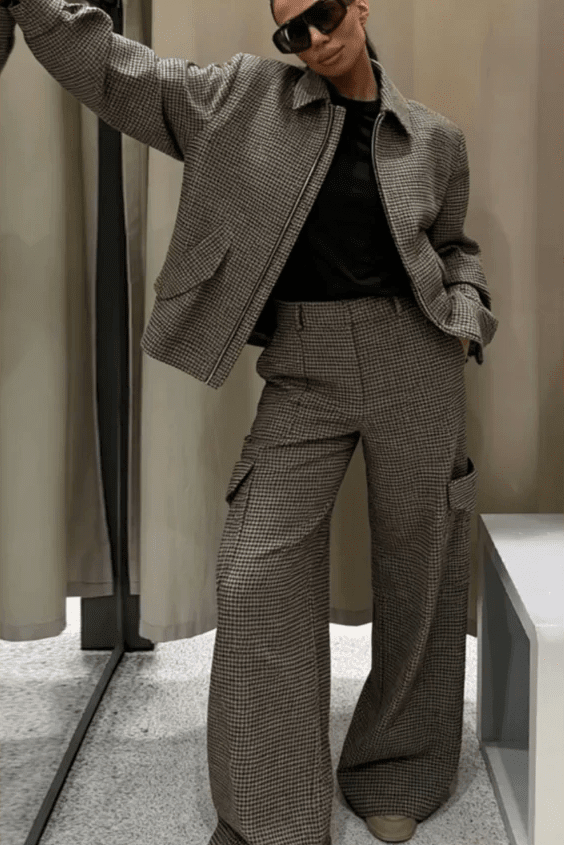 SOKYND Layla Houndstooth Padded Suit Set JacketSOKYND-935063-PAN-XS-90263PantsXS