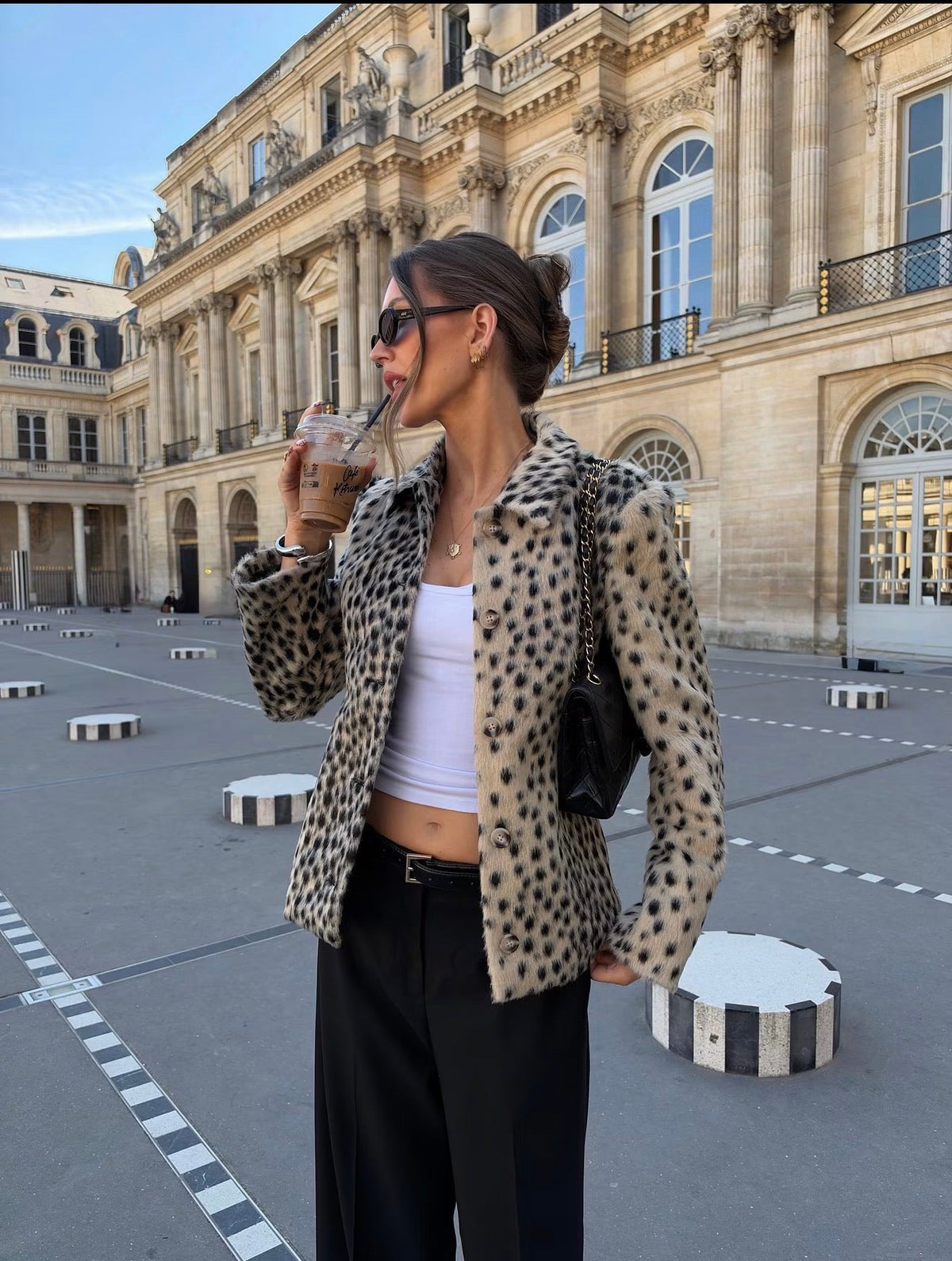 SOKYND Linda Leopard Faux Fur Lapel Coat CoatSOKYND-680727-S-OS-06391S