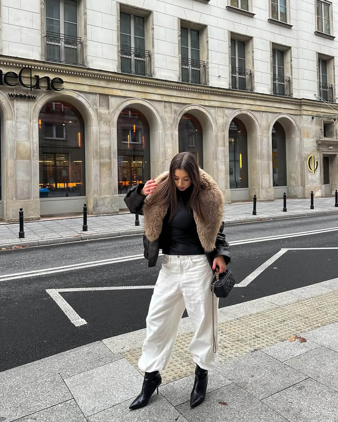 SOKYND Merriame Faux Leather Jacket with Detachable Fur Collar Coats & Jacketsoh1767625273836161534BrownL