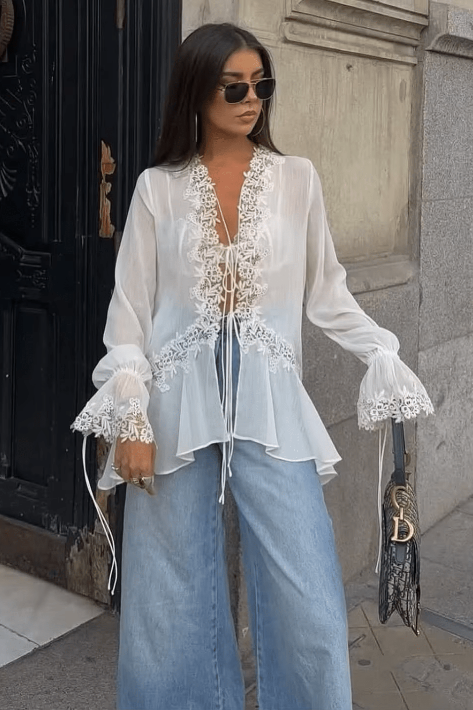 SOKYND Nicole Hollowed Out Cardigan CardiganSOKYND-390487-WHI-M-53175WhiteM