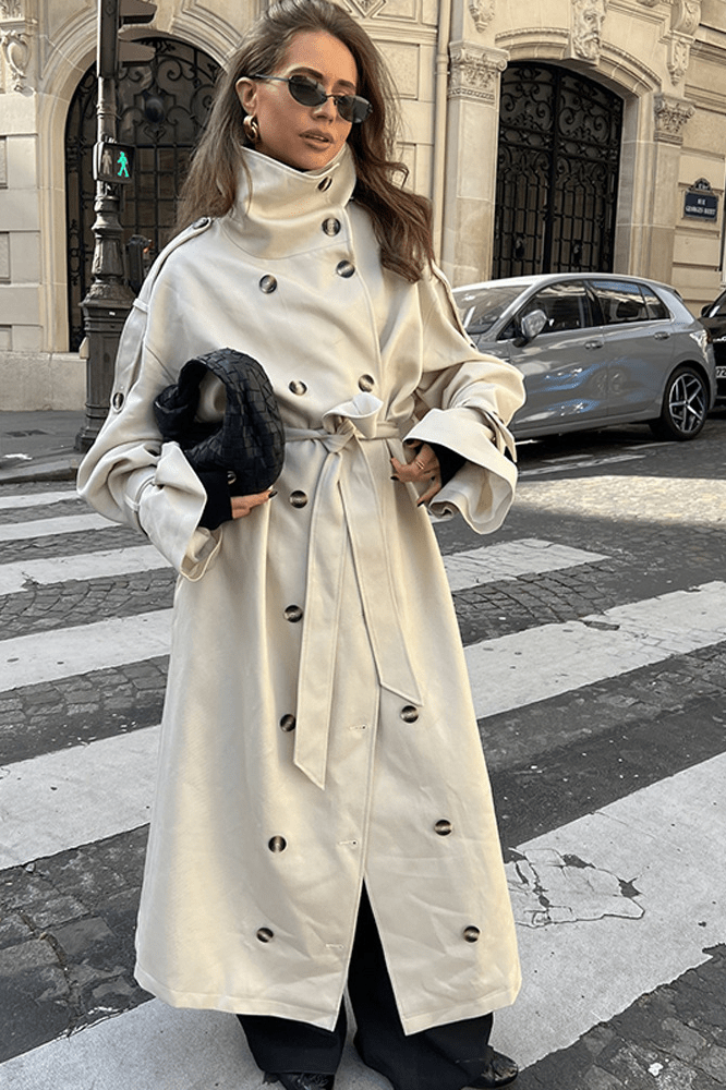 SOKYND Olivia Belted Trench Coat CoatSOKYND-637783-S-OS-65687S