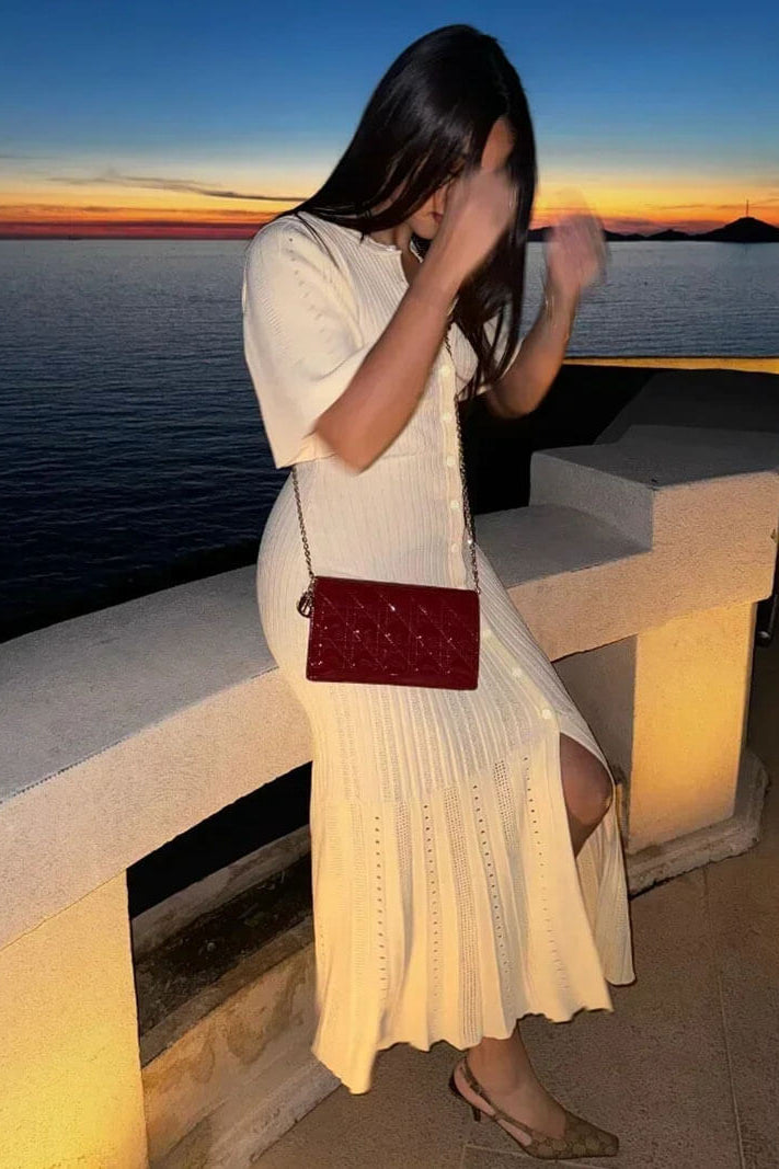 SOKYND Savannah Midi Dress DressesCremeM