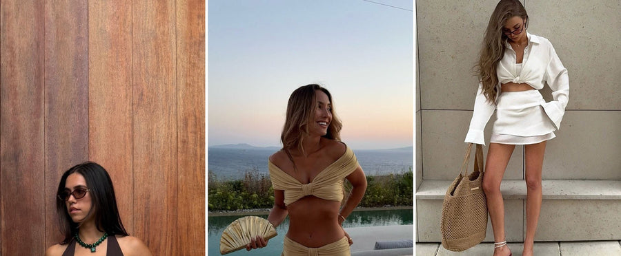 Vom Strand in die Bar: Der Stufenrock, vier Looks