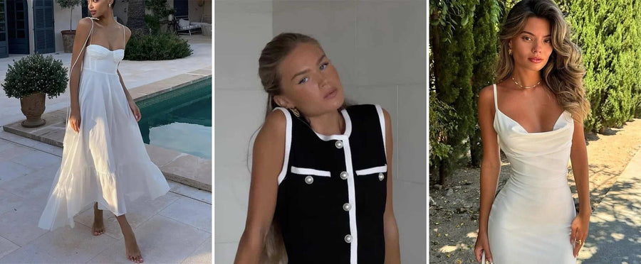 Von der Gartenparty zur Galerie: Ein Midi-Kleid, vier Looks