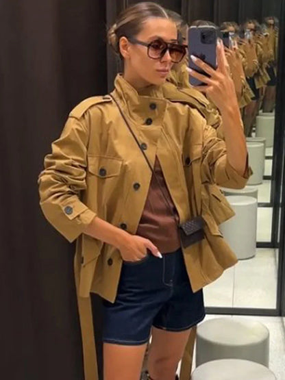 Kate Hochgeschlossene Taillierte Jacke & Skort Set