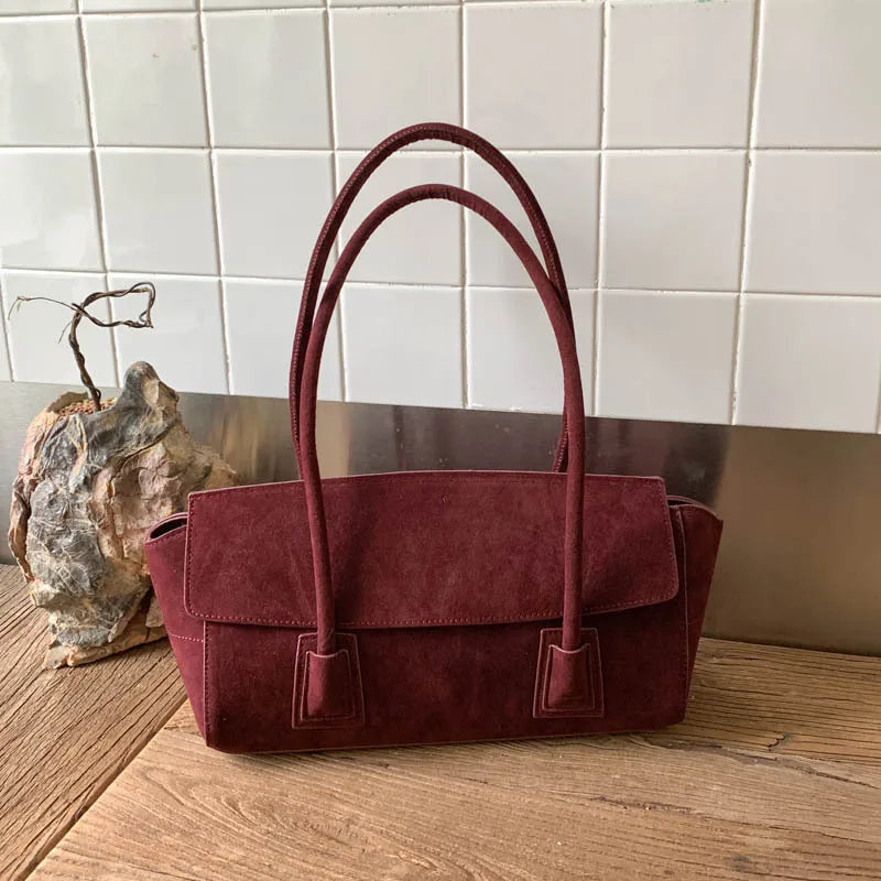 Alicia Vintage Wildleder Umhängetasche