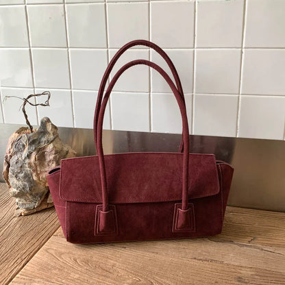 Alicia Vintage Wildleder Umhängetasche