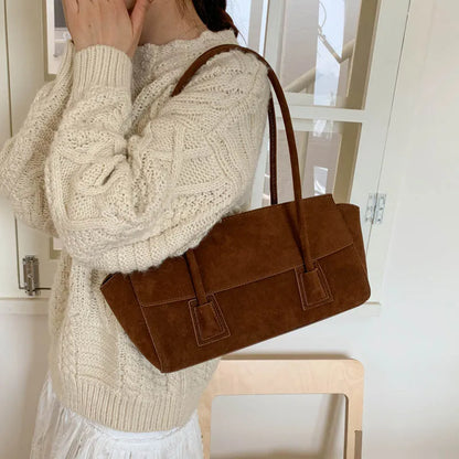 Alicia Vintage Wildleder Umhängetasche
