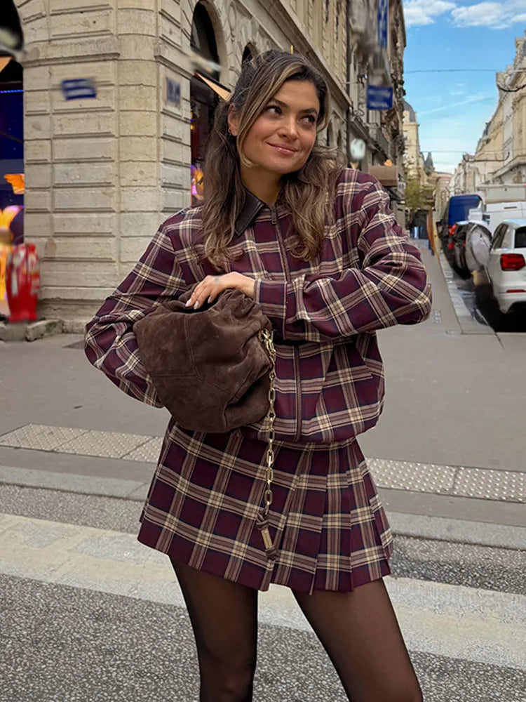 Julia Karo-Bomber & Skort Set