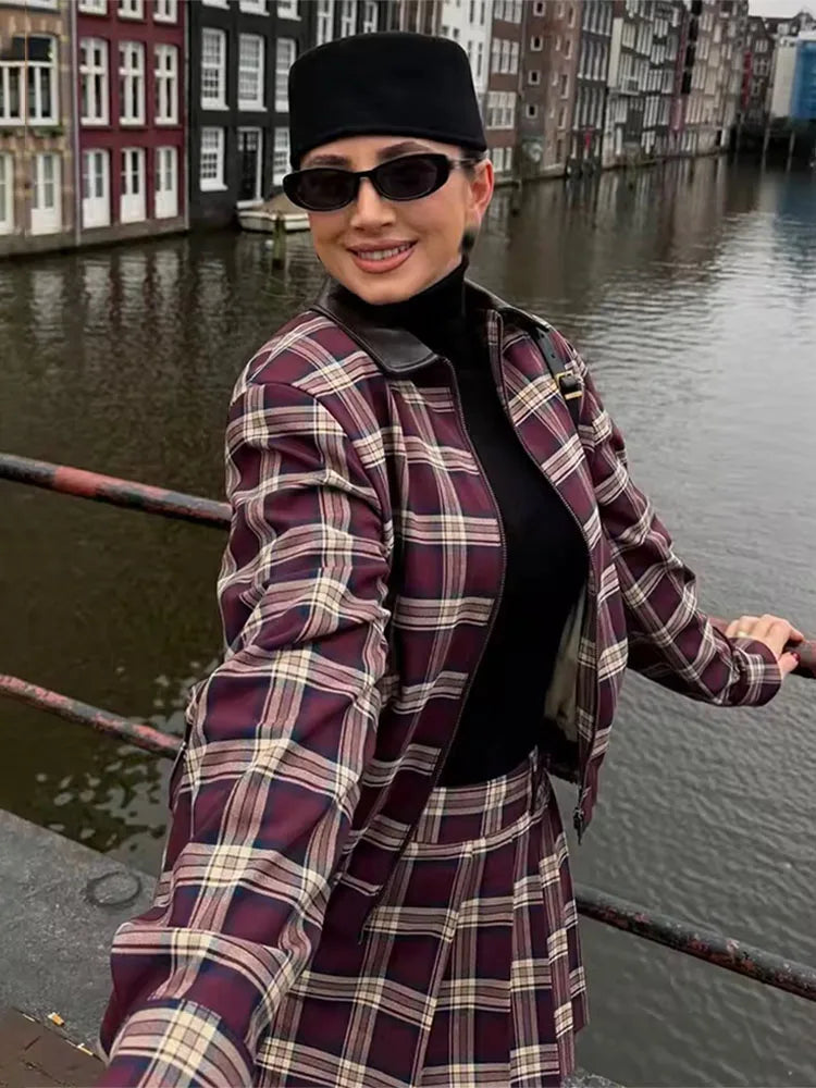 Julia Karo-Bomber & Skort Set