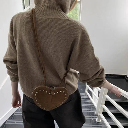 Erica Vintage Kunst-Suede Umhängetasche