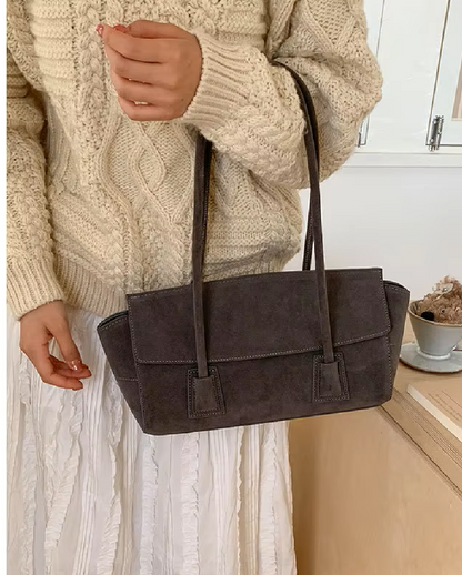 Alicia Vintage Wildleder Umhängetasche