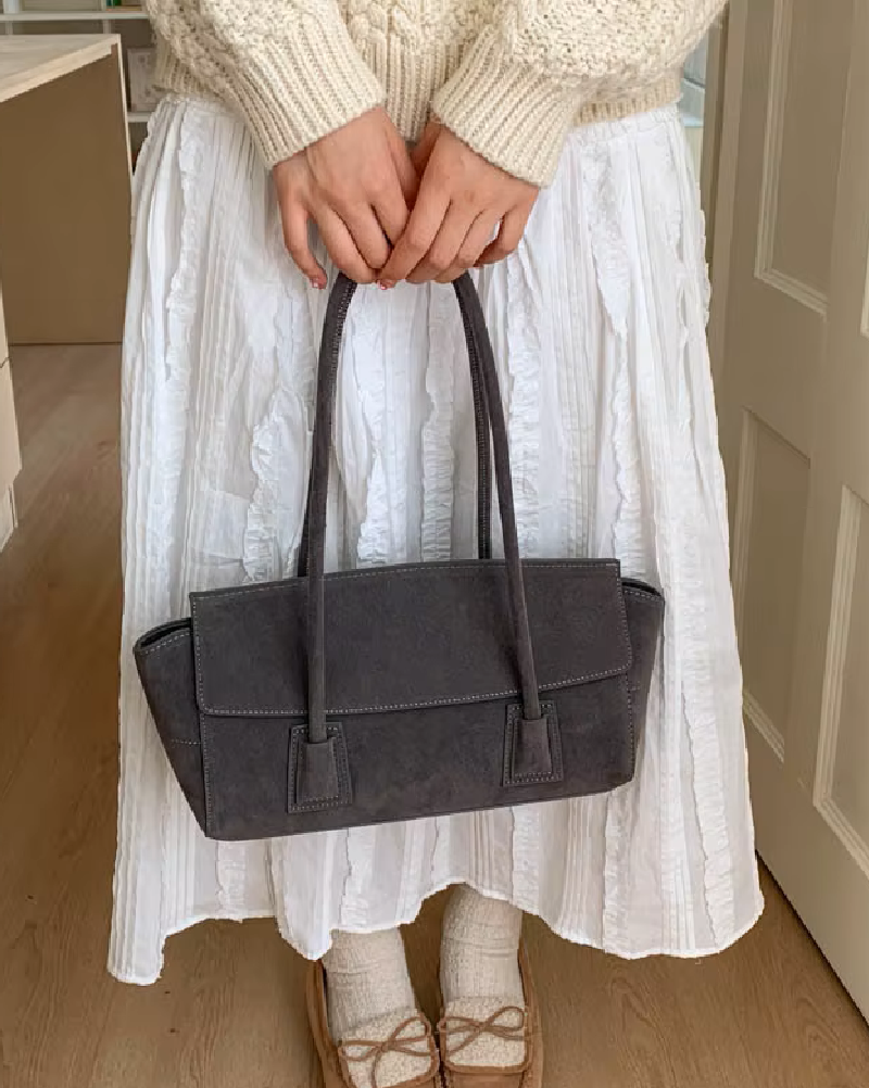 Alicia Vintage Wildleder Umhängetasche