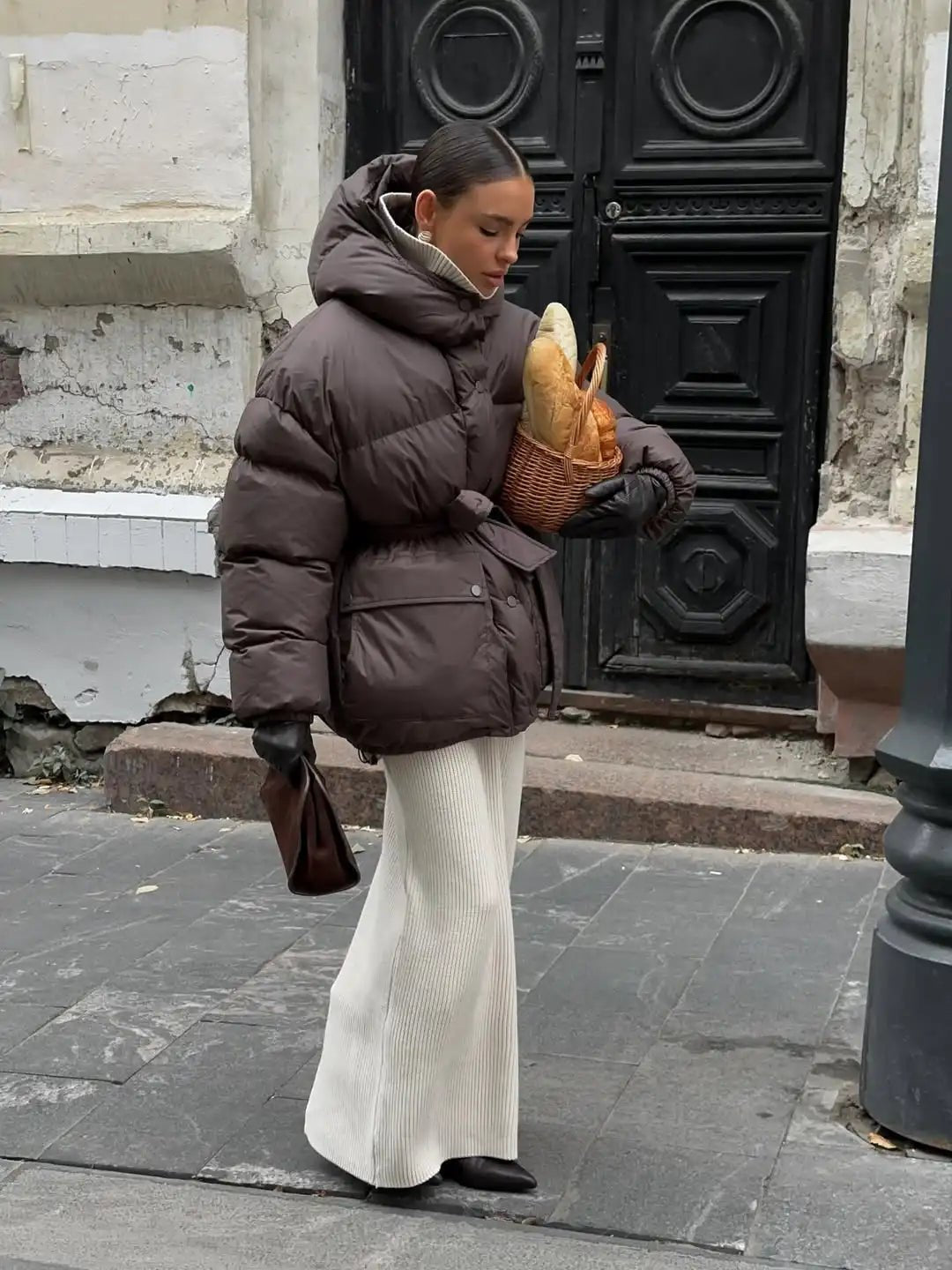 Amelie Schnürmantel mit Kapuze