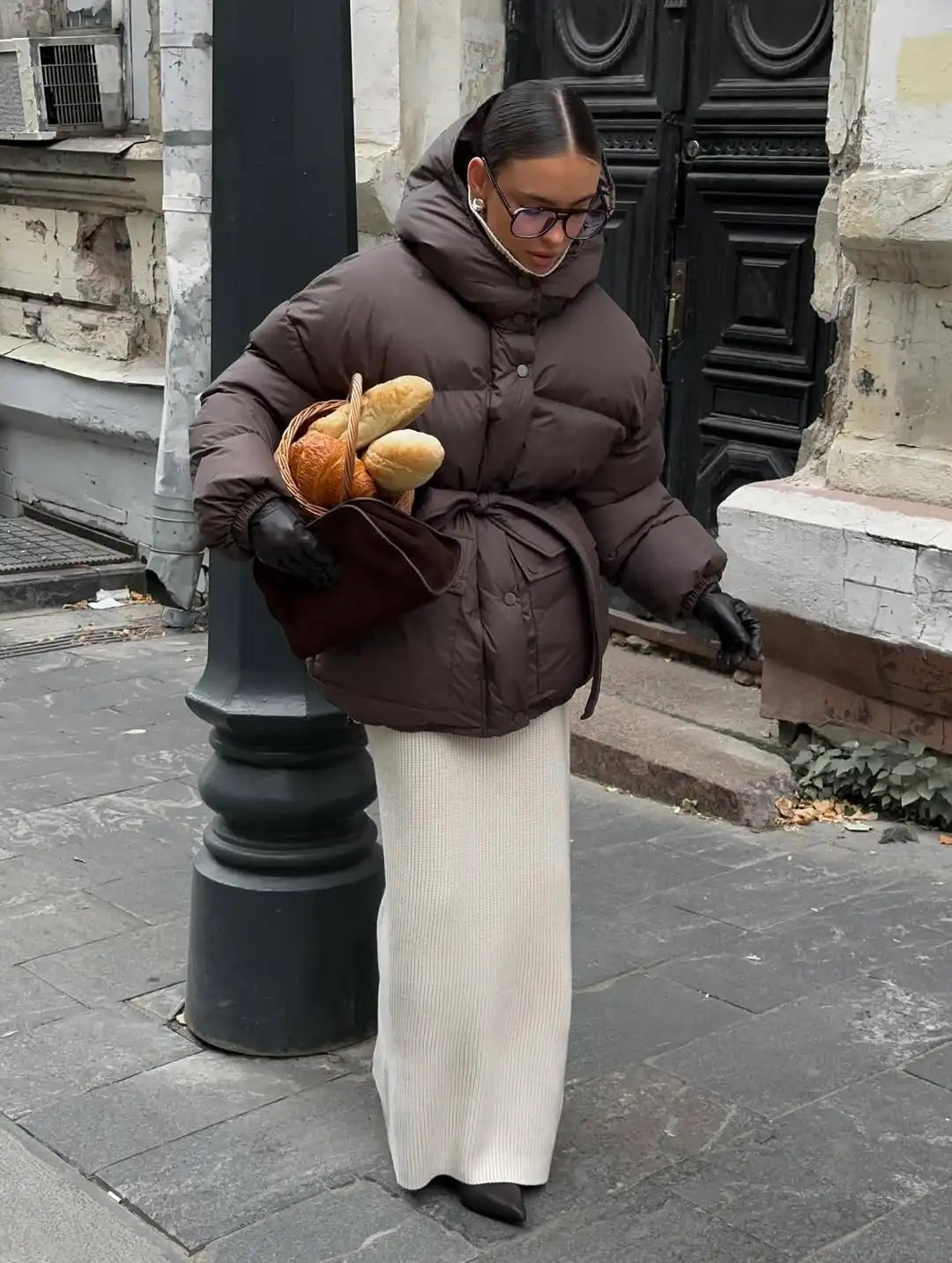 Amelie Schnürmantel mit Kapuze