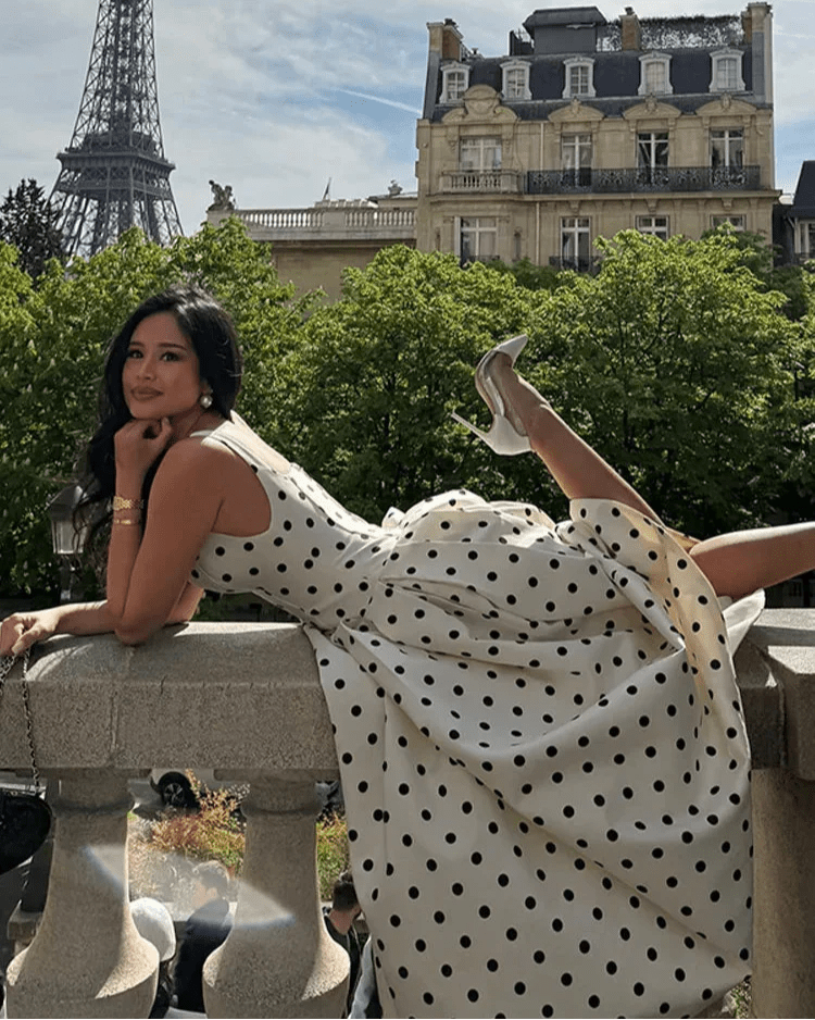 Martha Polka Dot Midikleid