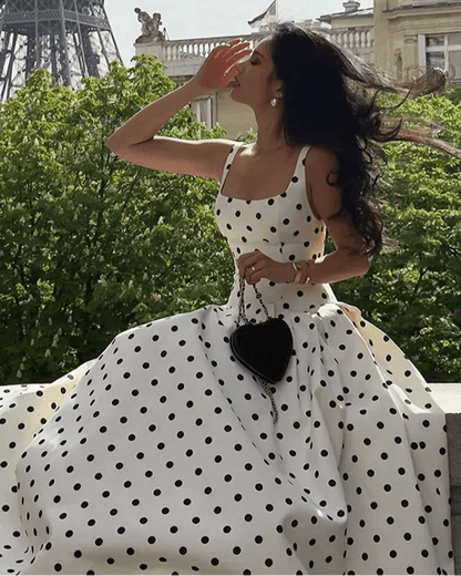 Martha Polka Dot Midikleid