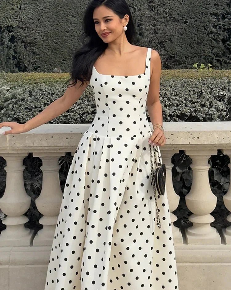 Martha Polka Dot Midikleid