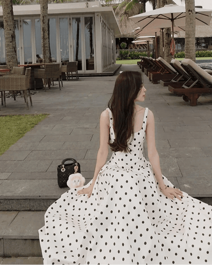 Martha Polka Dot Midikleid