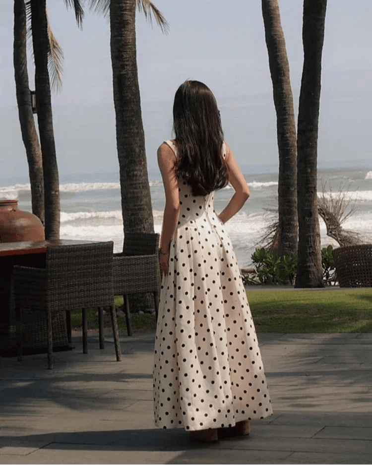 Martha Polka Dot Midikleid