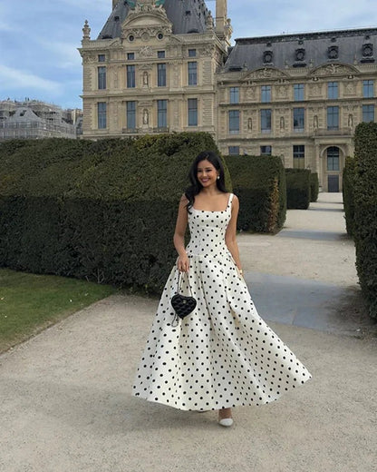 Martha Polka Dot Midikleid