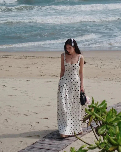 Martha Polka Dot Midikleid
