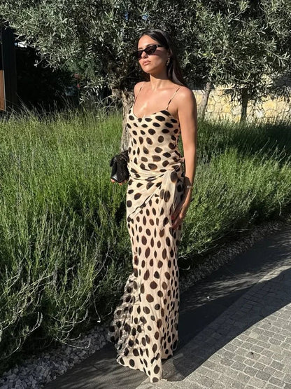 Sophia Print Slip-Kleid