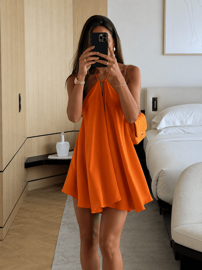 Harper Neckholder Mini-Kleid