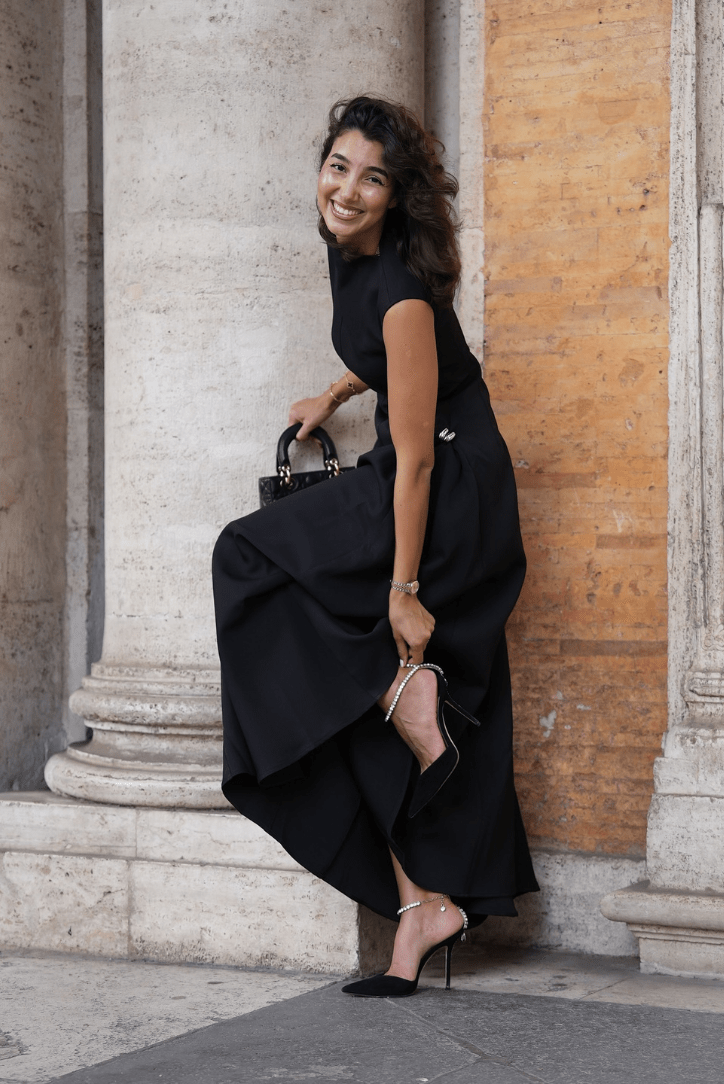 Ofelia Mock Neck Maxi Dress
