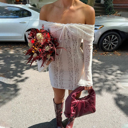 Rosemarie Off-Shoulder Minikleid