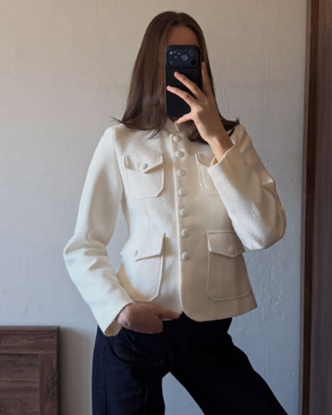 Angela Stehkragen-Blazer