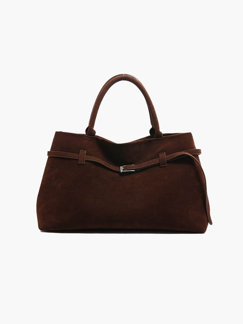 Isabel Wildleder-Tasche