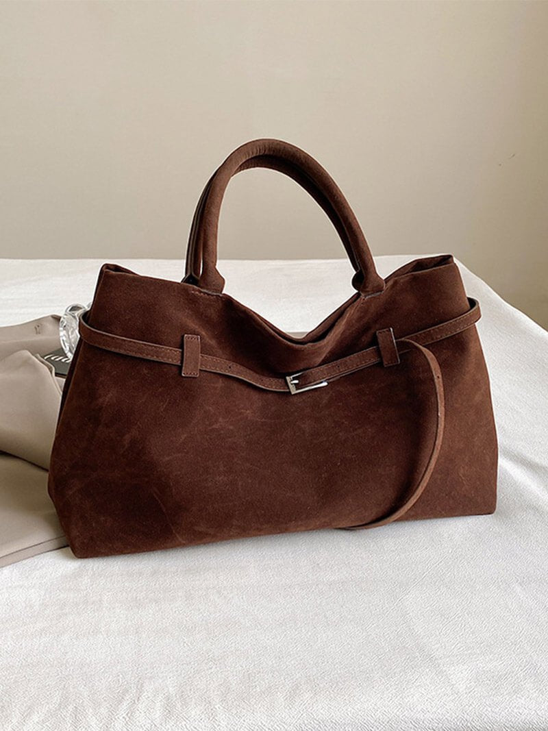 Isabel Wildleder-Tasche