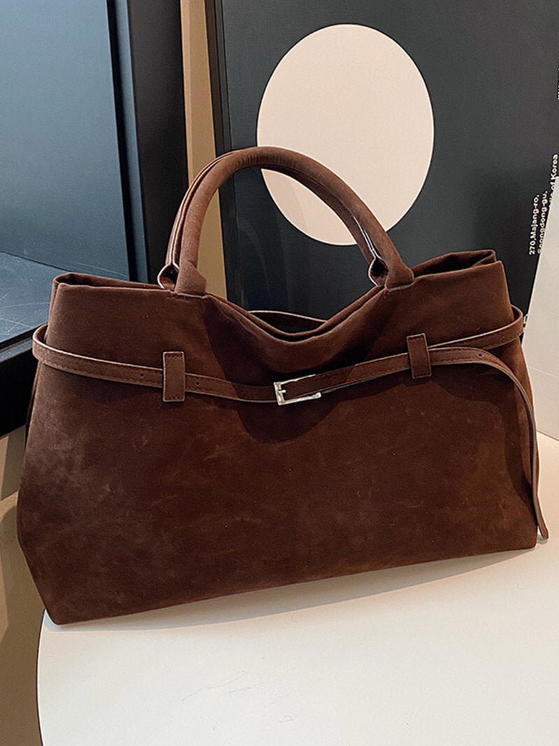 Isabel Wildleder-Tasche