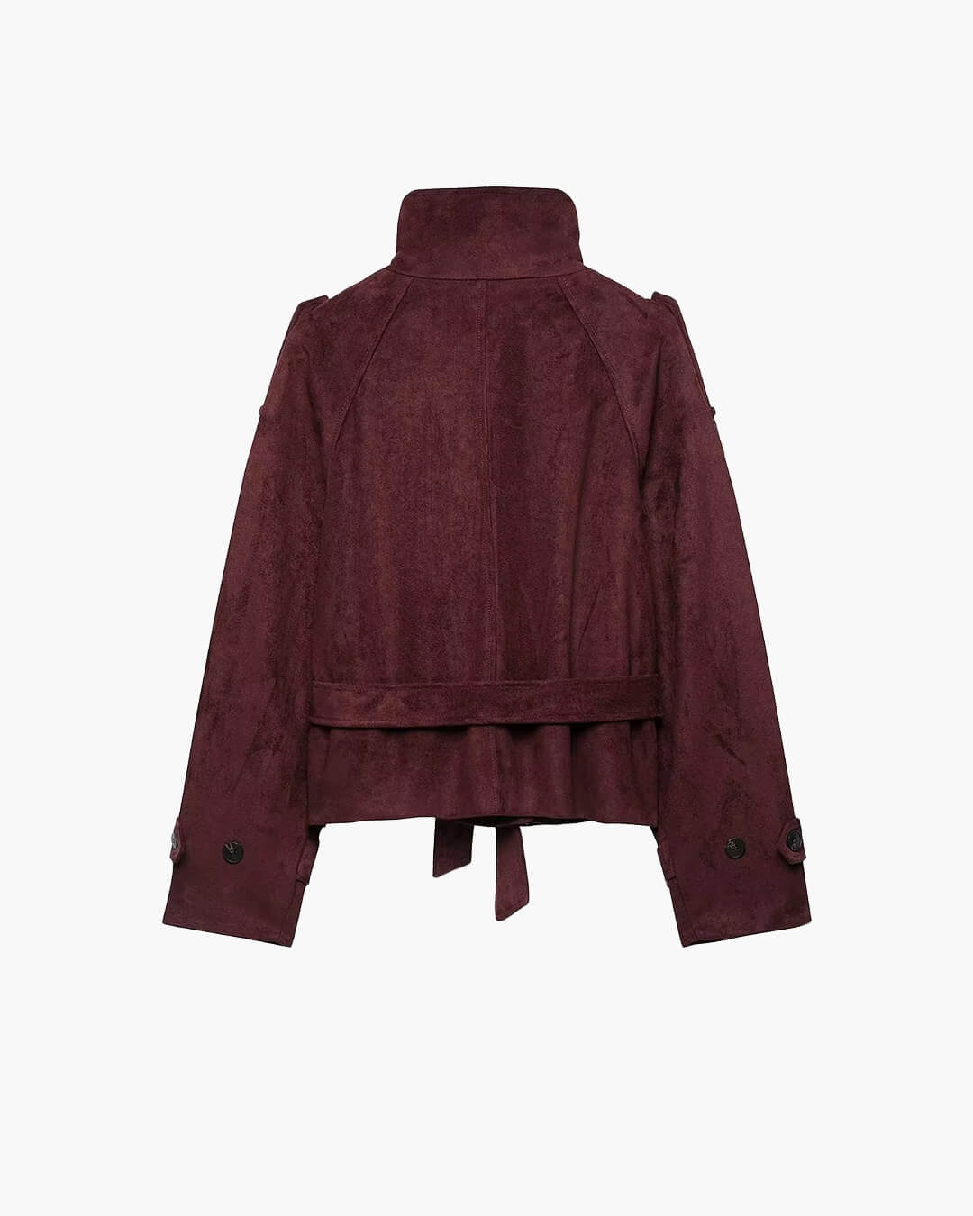 Miriam Funnel Neck Wildlederjacke