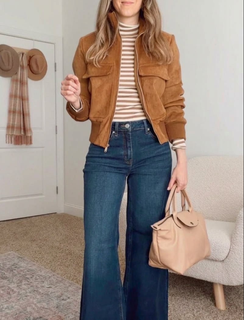 Amanda Kurze Bomberjacke