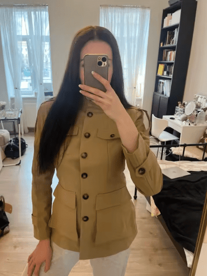 Emilia Tailored Stand Collar Jacket