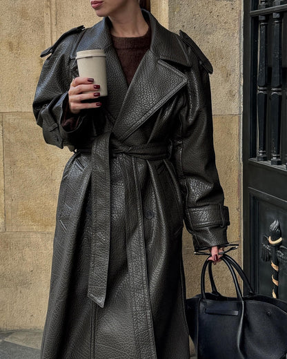 Kelly Lange Leder-Motojacke
