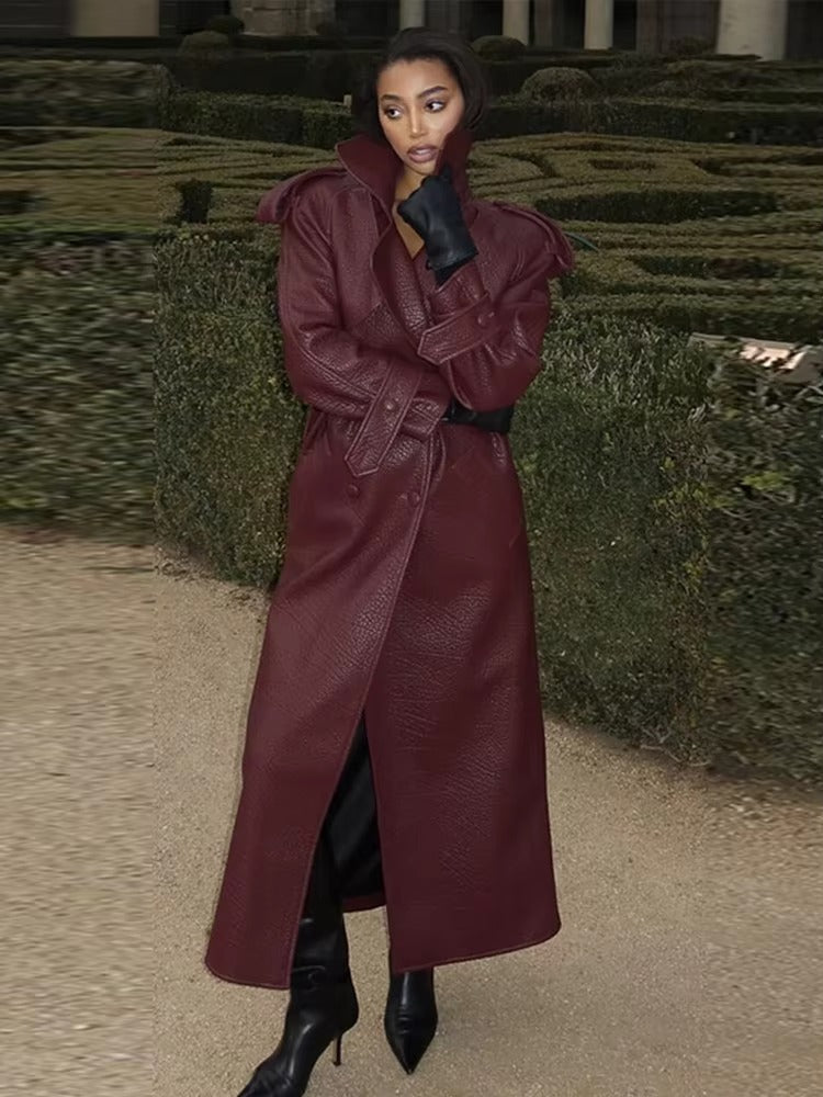 Kelly Lange Leder-Motojacke